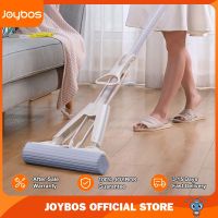 JOYBOS Double-Fold Squeezing Mop Sponge Head Mop Water-Absorbent Household Floor Mop Free Handwash Glue Cotton Mop Large JBS10