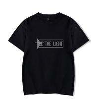 Alimoo Be The Light เสื้อยืดผ้าฝ้ายผู้ชายและผู้หญิงแขนสั้นเสื้อ Unisex ขนาดใหญ่140A