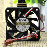 【☊HOT☊】 bvqqqcp F6010b12ms พัดลมแชสซี Cpu 6010 12V 0.15a 6 Cm/Cm,ลูกบอลคู่3สาย