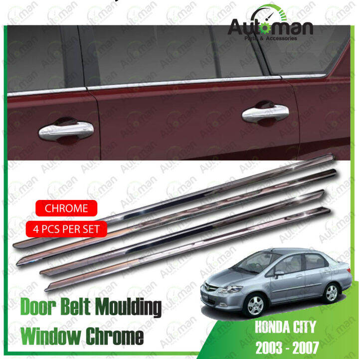 Honda City 20032007 Window Chrome Lining / Door Belt Moulding Lazada