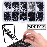 500PCS Laptop Computer Assemble Repair Screws Fastener Set Universal 18 Types Mini Screw Nuts DIY Kit Repairing Screw Tool