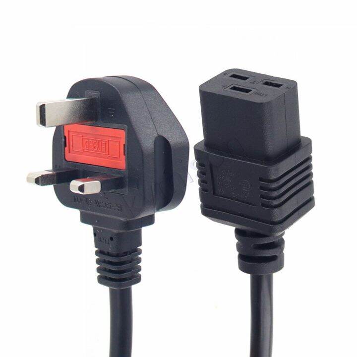 Uk Bs1363 Plug To Iec 60320 C19 Female Extension Cord For Ups Pdu Connected To C20 Ac Power 3469