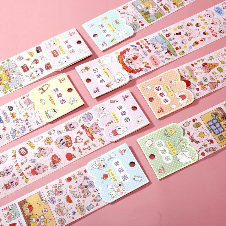 Hình dán sticker cute nền mờ hình cô gái, công chúa, động vật hoạt ...