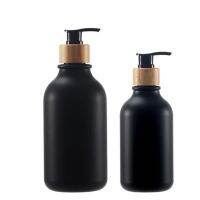 300/500ml Bathroom Soap Dispenser Bottle Shampoo Shower Gel Bottle Press Type Refillable Empty Glossy Bottle Waterproof Labels