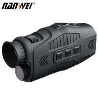 NANWEI 1080P แบบพกพา Monocular Infrared Night-Visions อุปกรณ์ Day Night ใช้ Photo Video การ5X Digital Zoom 300M Full Dark ดูระยะทางสำหรับ Outdoor Hunt Boating Journey