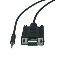 1.8M 6ft 9 Pin RS232 DB9 Female TO 3.5MM / 2.5mm 3P Male Jack Adapter Serial Cable Cord