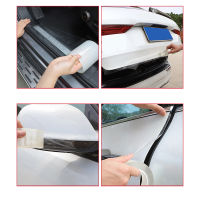 BOKALI 1PCSรถSillป้องกันรอยประตูสติกเกอร์กันชนBody Anti Scratch Strip