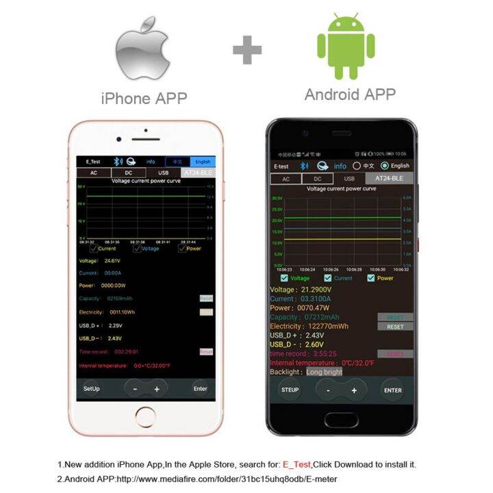 usb-tester-voltmeter-wireless-bluetooth-dc-voltmeter-current-voltage-usb-c-pd-meter-volt-amp-ammeter-detector