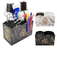 ❆◑ Barbershop Hairdressing Tools Storage Box Hair Scissors Combs Clips Holder Large Capacity Rack Organizer Salon Tools Accessories