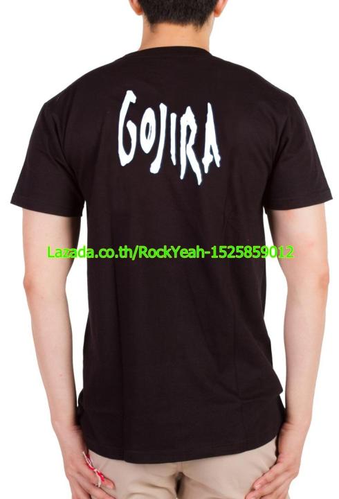 เสื้อวง-gojira-เสื้อร็อค-เสื้อทัวร์-โกจิรา-ไซส์ยุโรป-rcm1388