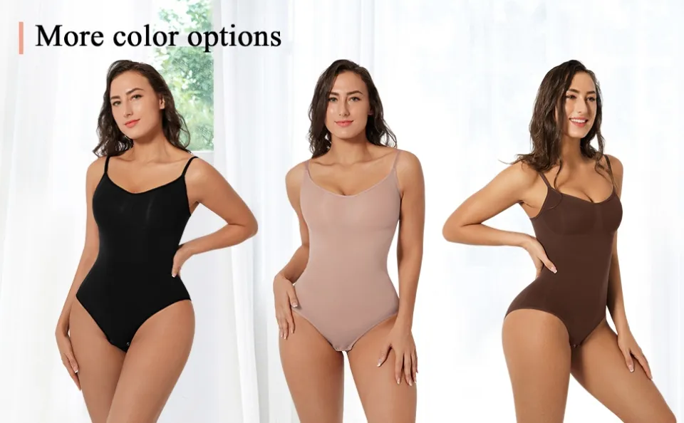 Compra online de Bodyshapers sem costura feminino bodysuit