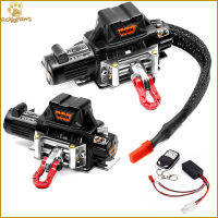 จัดส่งรวดเร็วรถ RC กว้านไฟฟ้าเครื่องกว้านโลหะอุปกรณ์เสริมที่อัปเกรดแล้วเข้ากันได้กับ SCX 10 90046 D90 Traxxas TRX4 REDCAT