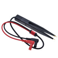 【☼】 vkysdo ปากกาทดสอบอเนกประสงค์ LCR Bridge Patch Clamp SMD Test Tweezers Clip Red &amp; Black