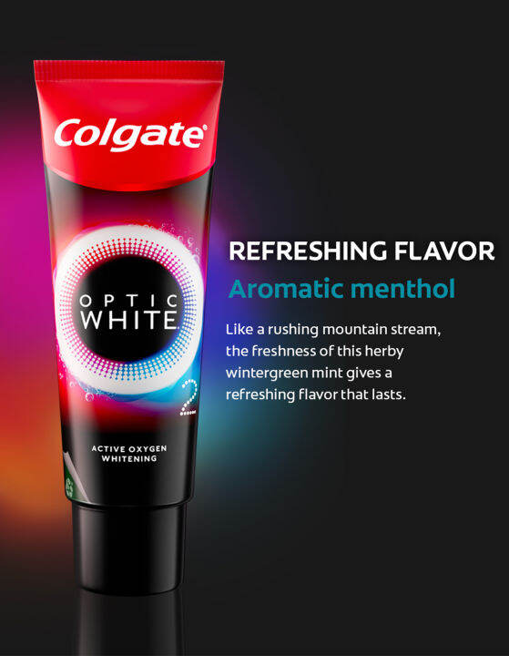 NEW Colgate Optic White O2 Whitening Toothpaste Teeth Whitening