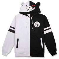 [Qinqin clothing]Danganronpa คอสเพลย์ Monokuma เสื้อกันหนาวหมวกผู้ใหญ่แจ็คเก็ตเสื้อยืดเสื้อสวมหัวเสื้อ