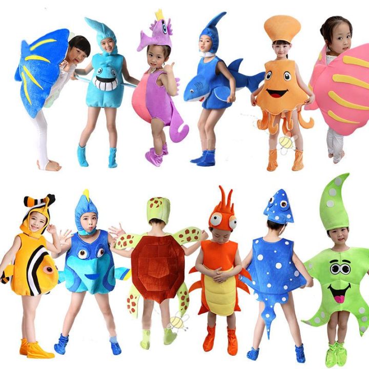 Cosplay Children's Sea Animal Costume Halloween Underwater World ...