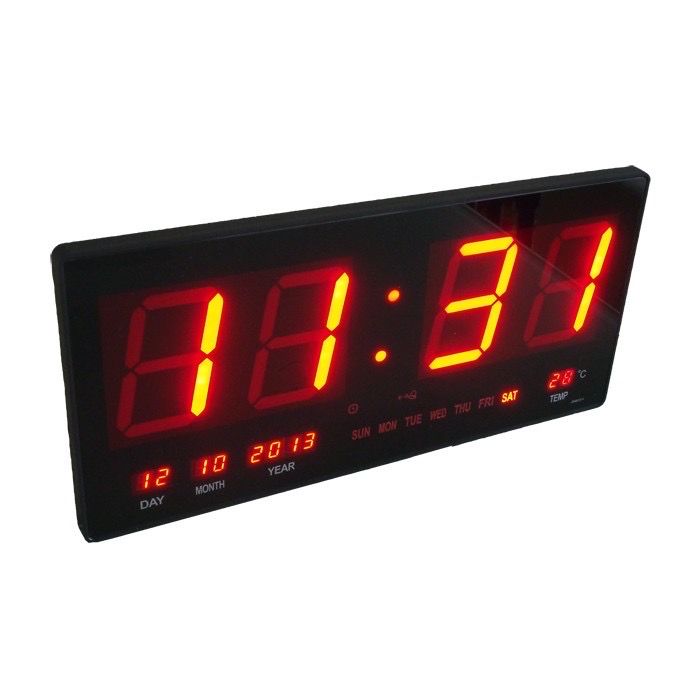 นาฬิกาบ้าน-โรงงาน-ขนาดใหญ่-led-ติดฝาผนังดิจิตอล-วัน-เดือน-ปี-องศาc-ขนาด19นิ้วไฟสีแดง-jh4622-4-นาฬิกาดิจิตอลled-jh-4622-4