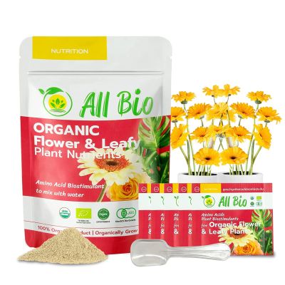 ออลไบโอ All Bio สูตรบำรุงไม้ดอก ไม้ประดับ (Flowering Plant Cultivation Formula) 50g