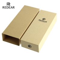 REDEAR Rectangle Watch Gift Box Yellow Packing Paper Box With Logo