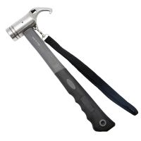 Outdoor Camping Tent Peg Hammer Mountaineering Hiking Carbon Steel Nail Puller Accessories Climbing Tool Carbon Steel Fiber Wrap