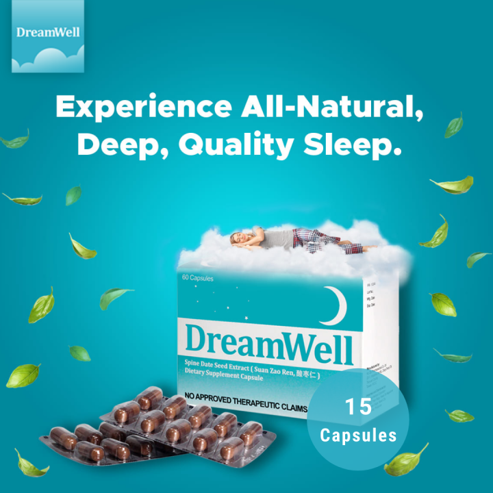 DREAMWELL All Natural, No Melatonin, No Side Effect, Safe & Effective