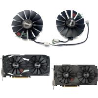 RX580 ASUS/RX570/470/1070/1050Ti/1050การ์ดจอพัดลมทำความเย็น FDC10M12S9-C รับประกัน Gratis Ongkir หนึ่งปี