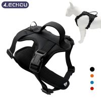 Dog Harness Reflective Adjustable Pet Harness NO PULL Walking Large Dogs Harness Soft Padded Dog Vest with Easy Control Handle Collars