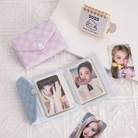Kawaii Photo Album Kpop Photocard Holders Idol Picture Collect Book Binder Pearl Chain Polaroid Card Holder Instax Mini Albums