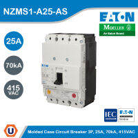 EATON Molded Case Circuit-Breaker (MCCB) 3P, 25A, 70kA ที่ 415VAC รหัส NZMS1-A25-AS สั่งซื้อได้ที่ร้าน Ucanbuys