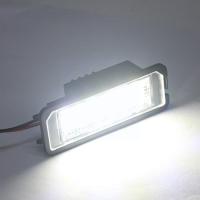 Car LED License Plate Light 2pc 12V 3W Canbus Error Free Lamp For Vw PassatNew Beetlf,GTIrabbitPoleScirocco F6J8