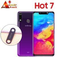 【❖New Hot❖】 jiejiu65879742 50ชิ้นสำหรับ Infinix Hot 7กล้องด้านหลังเลนส์แก้วที่เปลี่ยนฝาครอบ X624b X624 X652a