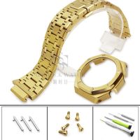 Watchband Strap Bezel For Casio G-Shock GA-2100 Series Case Stainless Steel Metal Wristband Frame GA2100 GA-2100-1A Watch band Bracelet