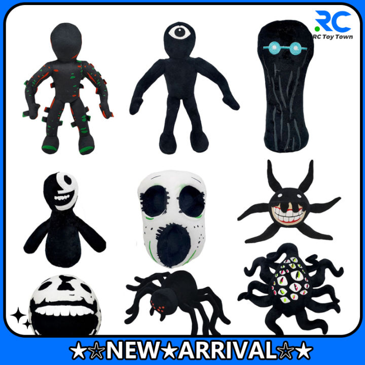 Set of Figure Doors Plush Toys Horror Game Characters Soft Stuffed Dolls  Gifts