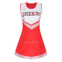 Hot School Competition Cheerleader Uniform for Girls Sexy Ladies Student Stage Performace costume Fancy Dress Set 5Colors XS-2XL