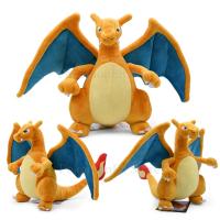 8 21CM Cute Charizard Plush Toys Pokemon Fire Type Dragon Anime Soft Stuffed Animal Peluche Doll Toys for Children Gifts