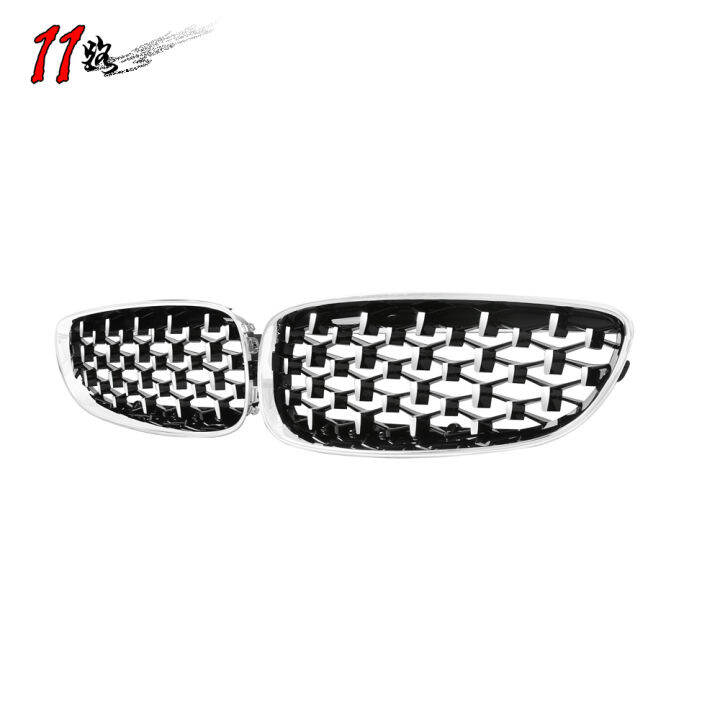 abs-diamond-style-front-racing-grille-สำหรับ-z4-e89-2009-2016-1คู่-gloss-black-silver-star-grills