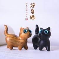 Cur cat cute cute cat decoratn en cat black sl carvg creative birthday ft for boys and rls --ZMBJ23811✚◑☢