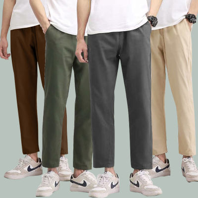 พร้อมส่ง COD กางเกงชิโน่ Cotton 100% ผ้ายืด ขากระบอกเล็ก เนื้อผ้าดีเป็นพิเศษ กางเกงขายาวลําลอง กางเกงผช กางเกงขายาวผู้ชาย กางเกงใส่ทำงานผู้ชาย