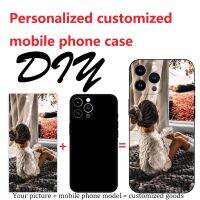 【DIY】Custom Matte For iphone samsung galaxy huawei honor xiaomi redmi oppo vivo realme  poco oneplus case Personalized funda