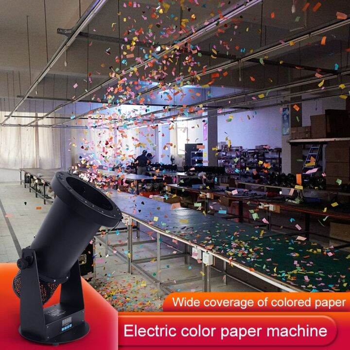 1500W LED Wedding Confetti Cannon Machine DMX Led Confetti Blower Stage