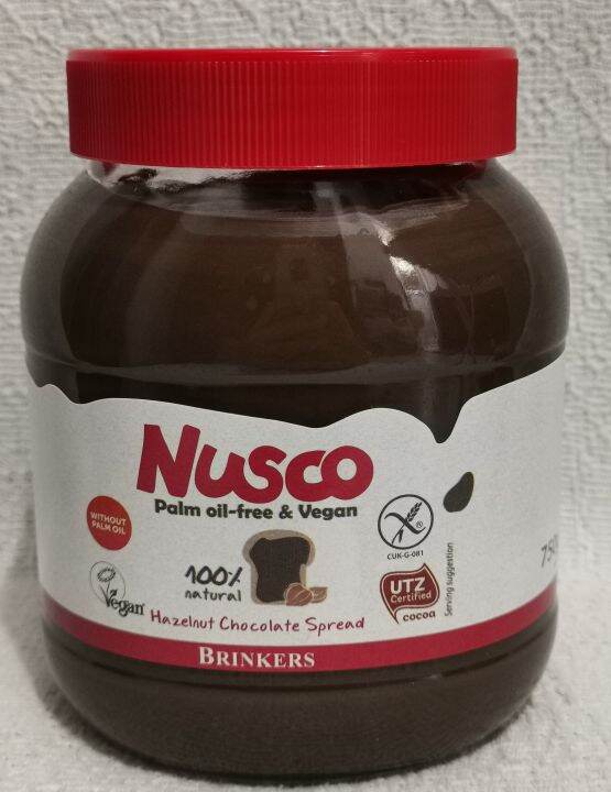 Nusco Hazelnut Chocolate Spread 750G by Brinkers Lazada PH