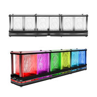 หลอดเรืองแสงหลอกนาฬิกาดิจิตอลสร้างสรรค์ RGB สีเต็มรูปแบบเครื่องประดับ DIY ของขวัญสร้างสรรค์