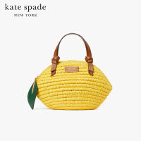 KATE SPADE NEW YORK LEMON DROP STRAW 3D CROSSBODY TOTE KB972 กระเป๋าถือ