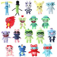 【LZ】✳  Boneca de pelúcia Happy Tree Friends Anime Flakey Flippy travesseiro macio decoração do quarto presente para meninos e meninas 20-28cm