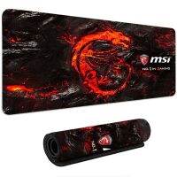 แผ่นรองเม้าส์คอมพิวเตอร์ แผ่นรองเม้าส์อะนิเมะ MSI อุปกรณ์สำนักงาน ตู้เกม แผ่นรองเม้าส์คีย์บอร์ด แผ่นรองเม้าส์คอมพิวเตอร์