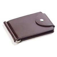 New PU Leather Wallet Short Fashion Mens Wallet Korean Style Buckle US Money Wallet ID Wallet Manufacturer 【OCT】