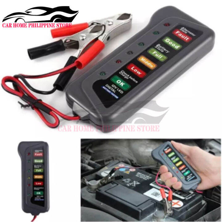 12V Car Battery & Alternator Tester Test Battery Condition