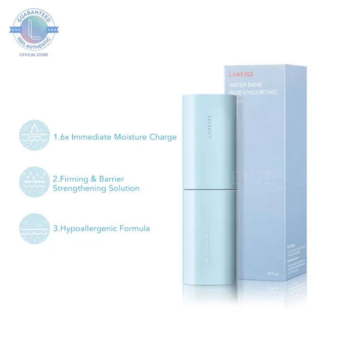 LANEIGE Water Bank Blue Hyaluronic Serum 50mL - Firming & Barrier Strengthening Solution LANEIGE Water Bank Blue Hyaluronic Serum 50mL - Firming & Barrier Strengthening Solution
