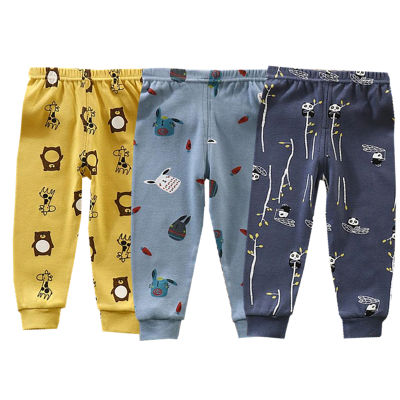 2021Baby Long Pants 100 Cotton Baby Harem Pants Infant Boys Girl Leggings Infant Kids Trousers Casual Baby Bottoms 0-7Y