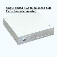 Single-ended RCA to balanced XLR dual-channel precision converter for audio equipment